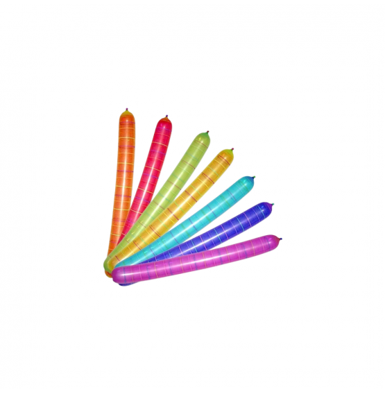 Rocket Balloons and plastic tube 